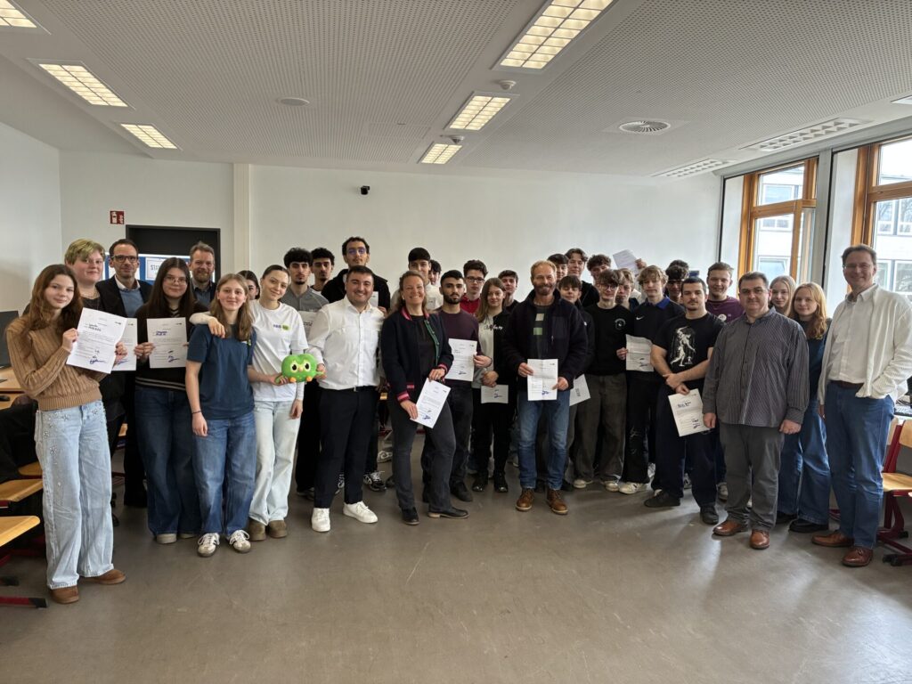 Besuch von Eva Bender am Beruflichen Gymnasium der BBS ME Hannover